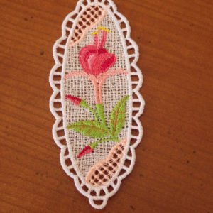 Petit marque-page rose