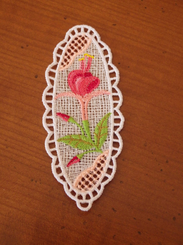 Petit marque-page rose