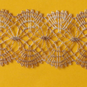Marque-Page en dentelle brun