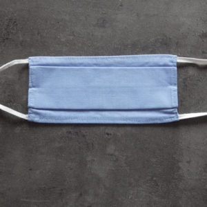 Masque bleu uni